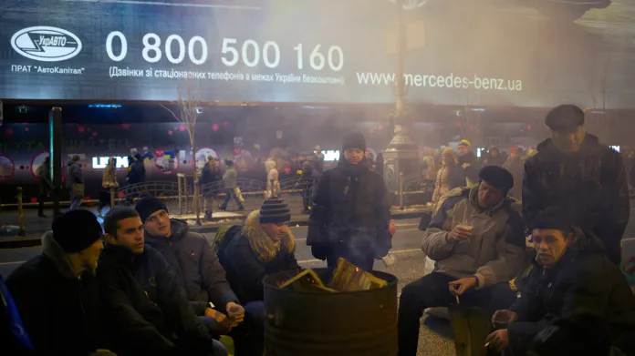 V Kyjevských ulicích byl v noci klid