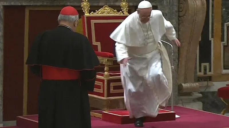 Vrávorající papež