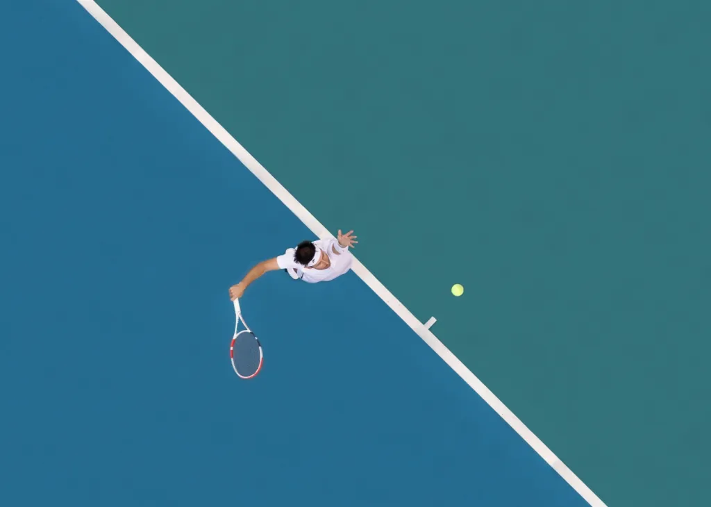 Druhé místo v kategorii Sport: snímek Ball Up zachycuje emoce hráče při tenisovém podání