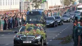 Pohřební kolona Islama Karimova