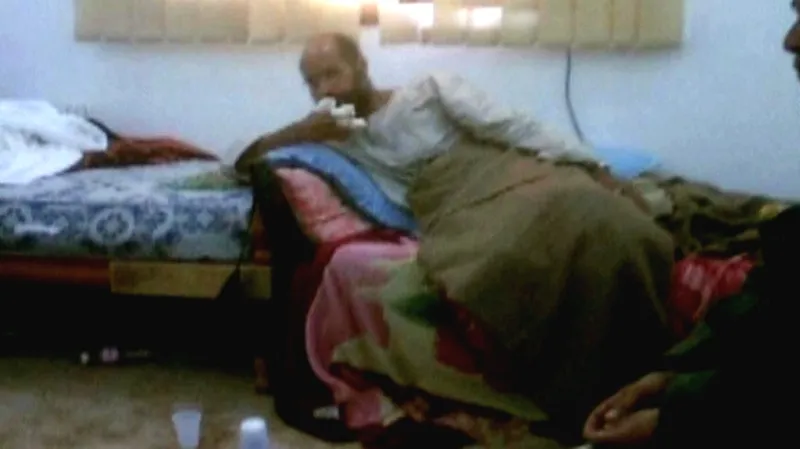 Foto Sajfa Isláma zveřejněné libyjskou televizí