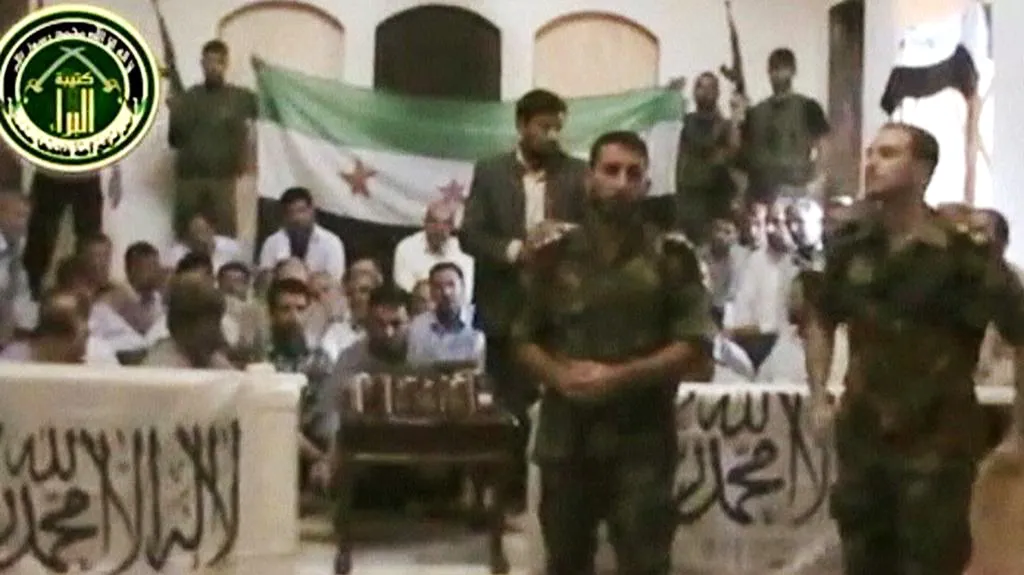 Íránci zajatí syrskými povstalci