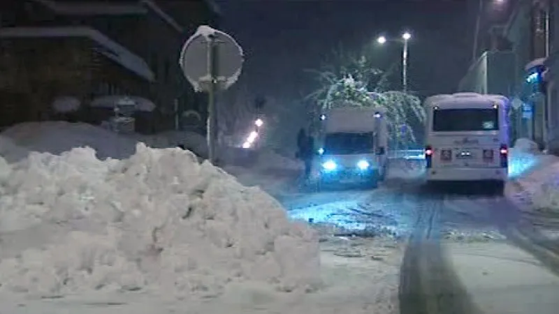 Zasněžený Jablonec nad Nisou