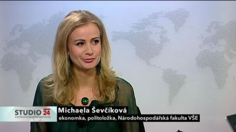 Studio ČT24: Rozhovor s Michaelou Ševčíkovou