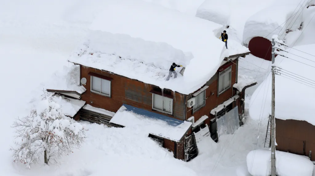 Sněhová kalamita v Japonsku