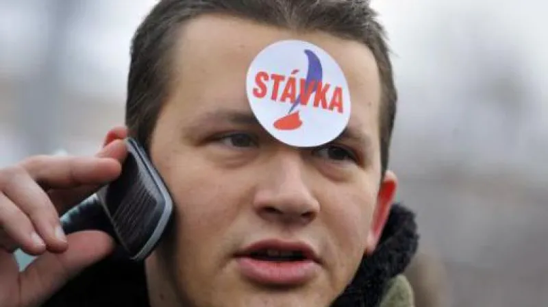 Politika kolem stávky