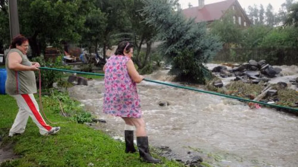 Boj oldřichovských občanů s vodním živlem