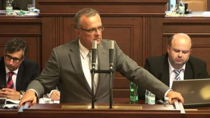 Projev Miroslava Kalouska ve sněmovně