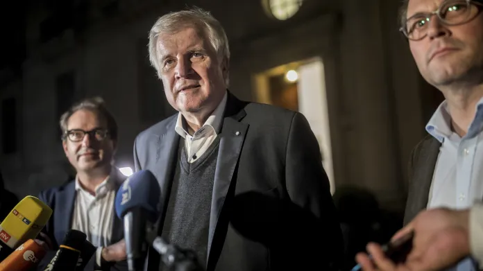 Šéf bavorské CSU Horst Seehofer