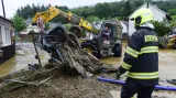 Bleskové záplavy na Olomoucku. Největší škody voda napáchala v Šumvaldu