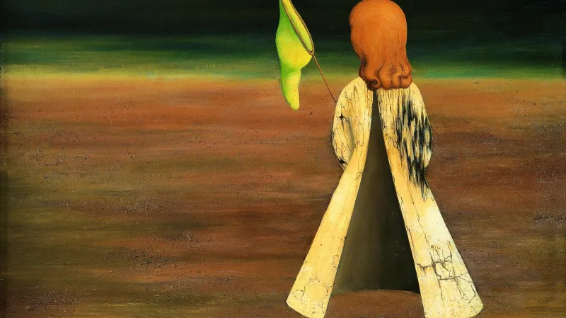 Toyen / Spící, 1937