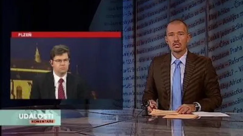 Jiří Pospíšil v Událostech, komentářích ke kauze Pitr