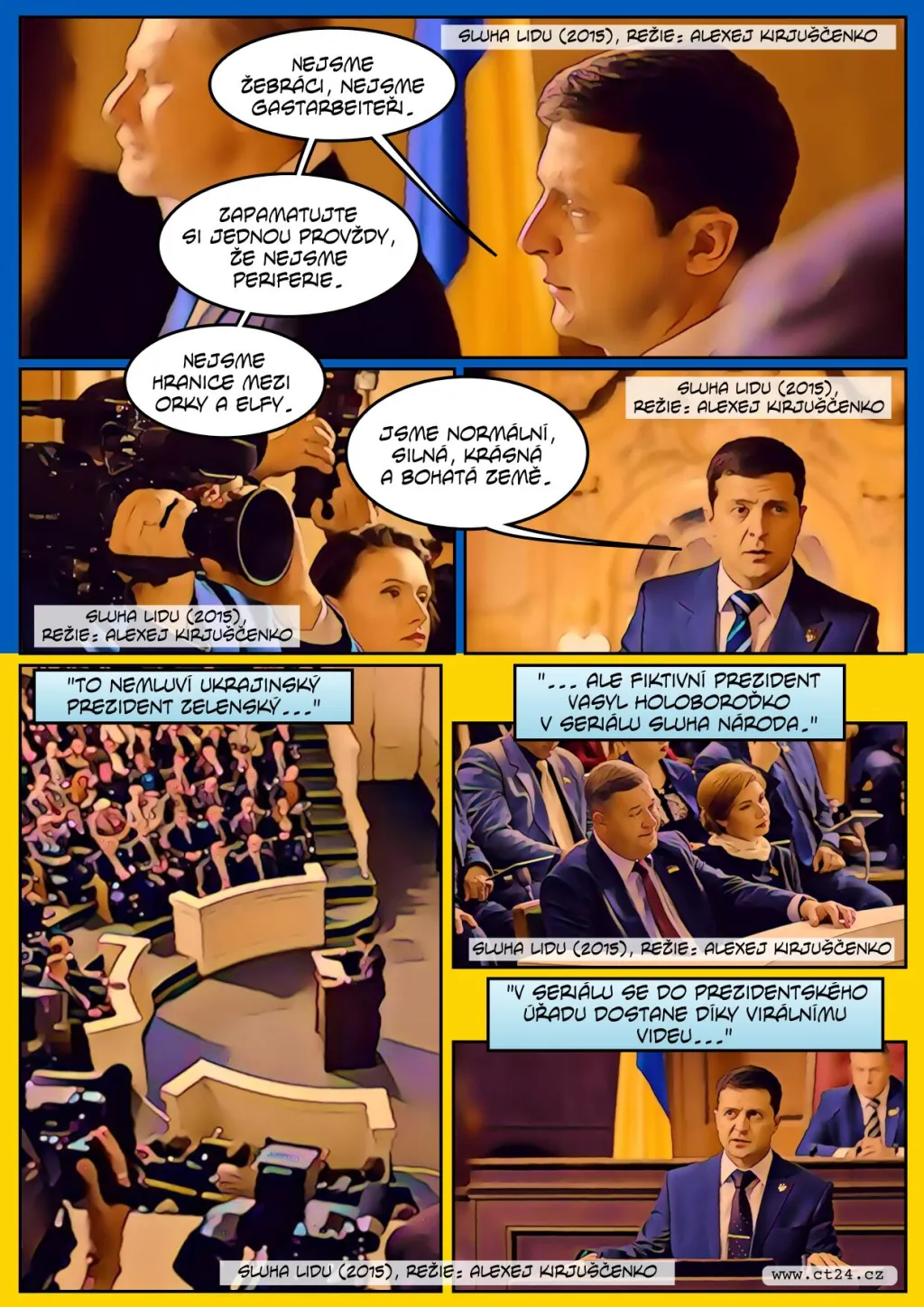 Zelenskyj v prezidentské roli