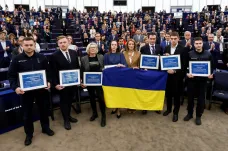 Zástupci ukrajinského lidu převzali Sacharovovu cenu za svobodné myšlení