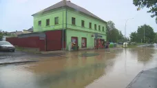 Blížejov na Plzeňsku po silném dešti