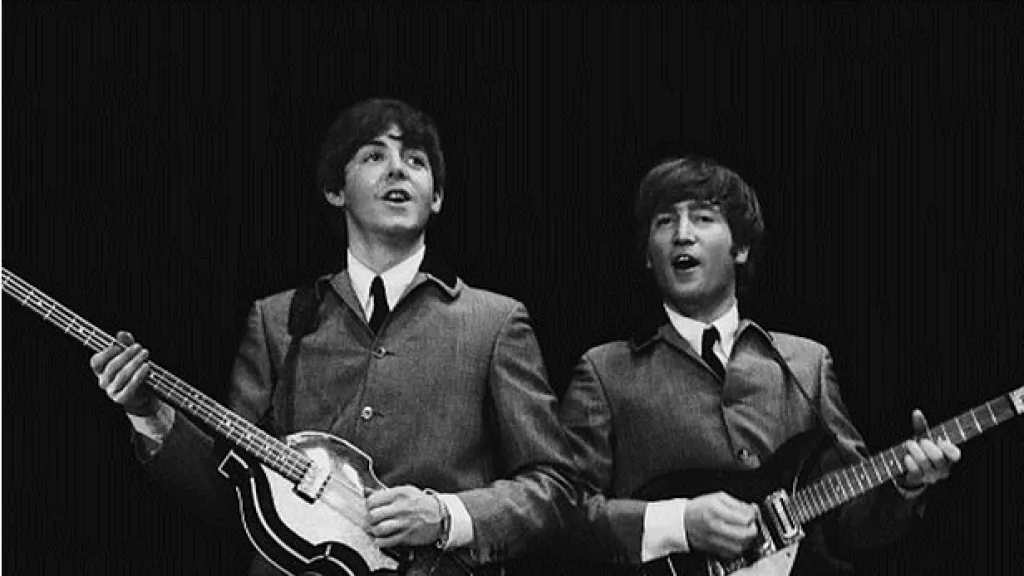 Paul McCartney a John Lennon