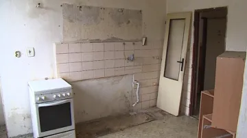 Dům byl úplně vybydlený