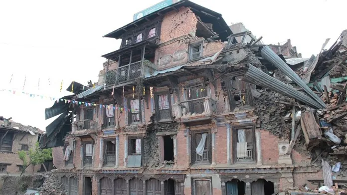 Zdevastované Káthmándú