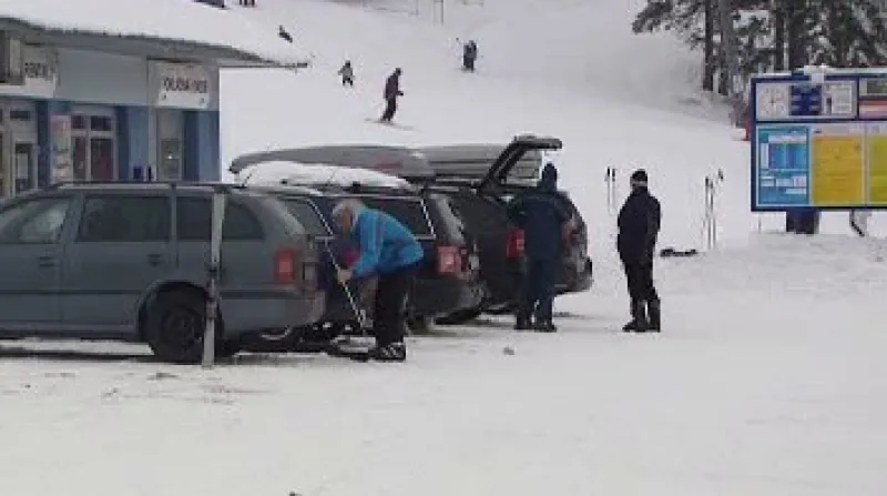 Lyžování v Krkonoších