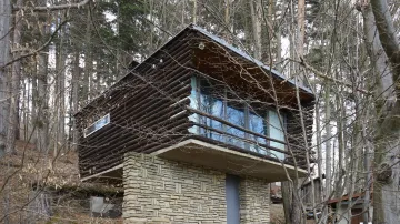 Chata manželů Kudělkových, architekt: Vladimír Kalivoda. Bystřička, 1960