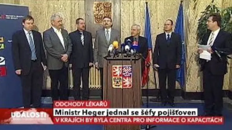 Brífink Leoše Hegera po jednání s pojišťovnami