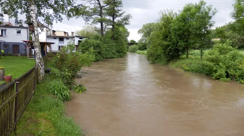 Hostomice, řeka Bílina