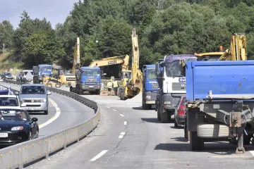 Druhý pokus. Na D1 u Humpolce znovu začíná modernizace