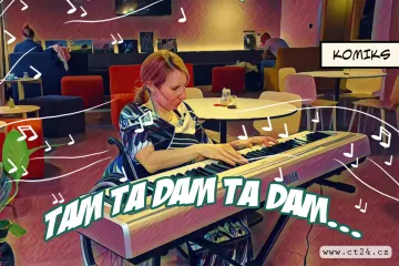 Klavír reaguje na pohyb hlavy. Vynález pomohl hudebnici na invalidním vozíku