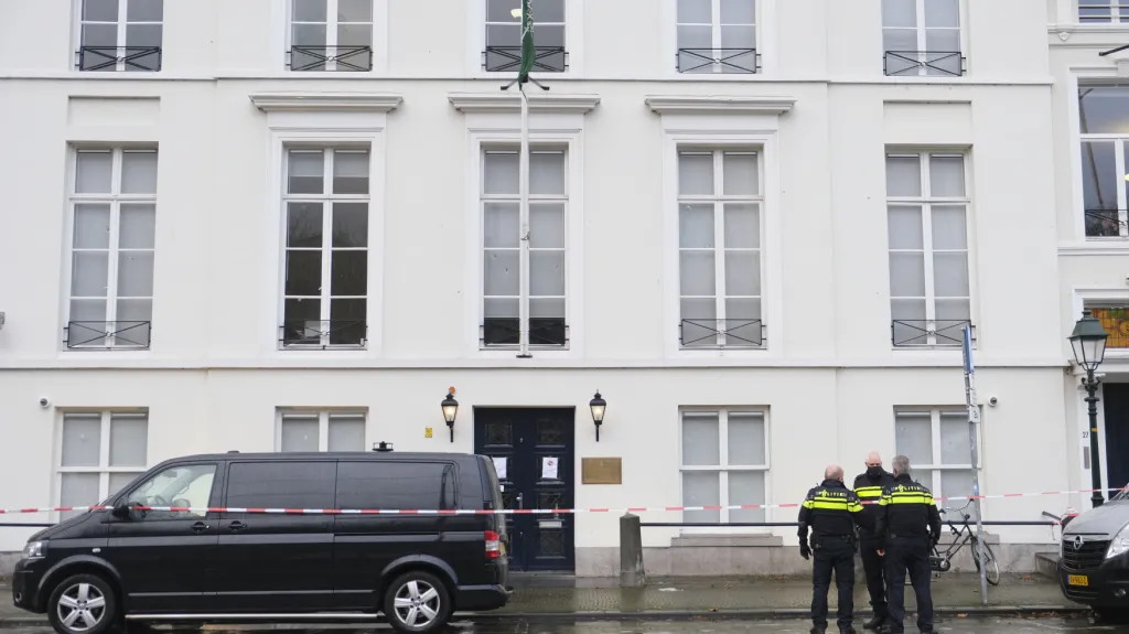Nizozemská policie vyšetřuje střelbu na saúdskoarabskou ambasádu