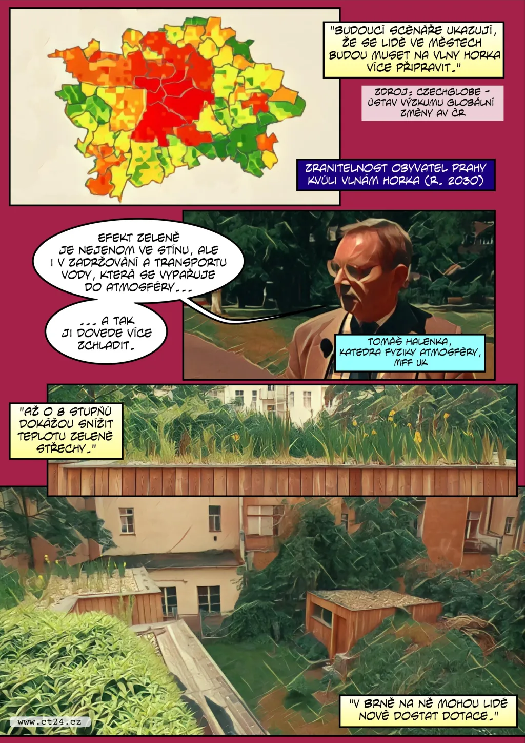 Komiks: Petice proti kácení stromů v Praze
