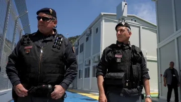 Příslušníci italské policie, ilustrační foto