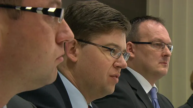 Zleva Pavel Zeman, Jiří Pospíšil a Stanislav Mečl