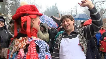 Masopust v rožnovském skanzenu
