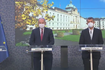 Vláda požádá sněmovnu o prodloužení nouzového stavu do 3. prosince