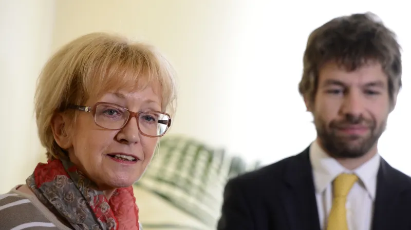 Helena Válková a Robert Pelikán