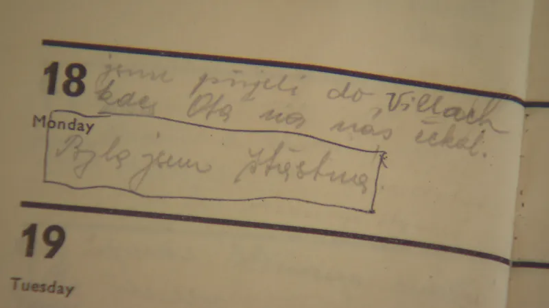 Diář Jiřiny Hrubanové