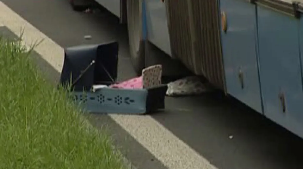 Tragická srážka autobusu