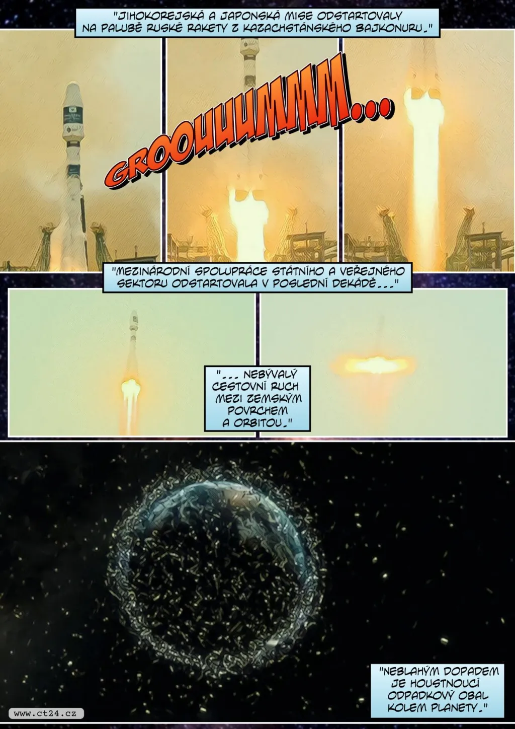 „Vesmírní popeláři“ čistí oběžnou dráhu