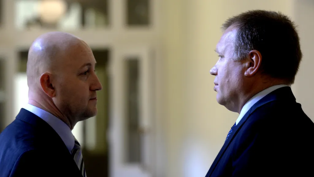 Milan Hojer (vlevo) a Vladimír Šiška