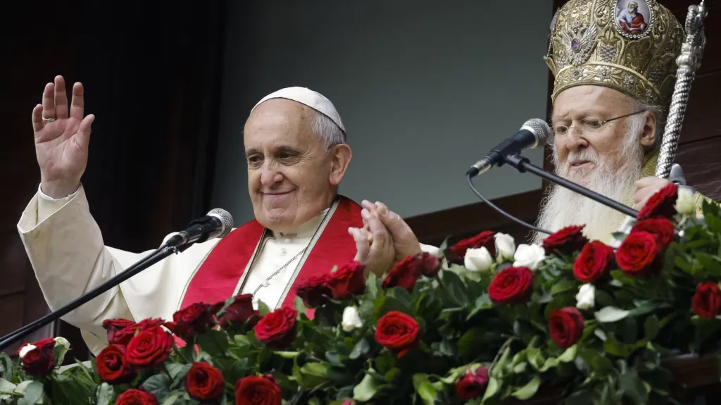 Papež František a patriarcha Bartoloměj