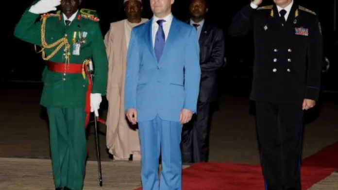 Ruský prezident v Africe