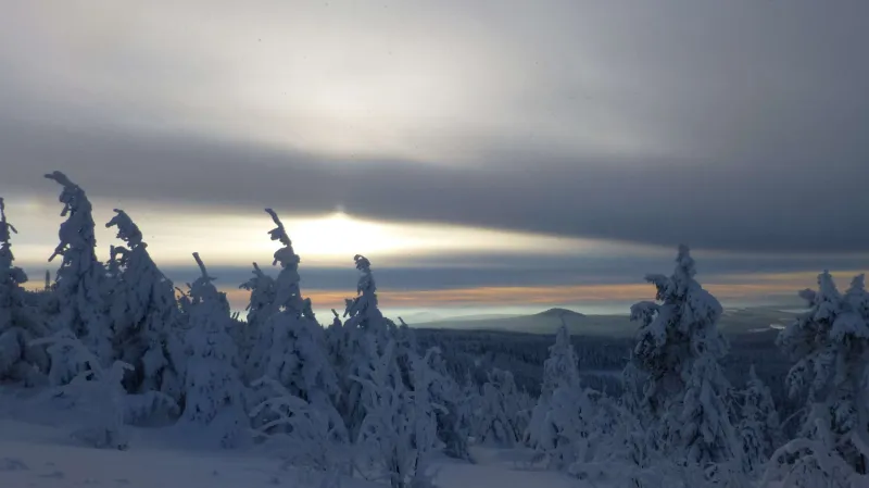 Pohled z Fichtelbergu