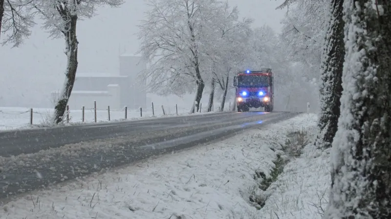 Silnice z Trhových Svin do Besednice v Jihočeském kraji