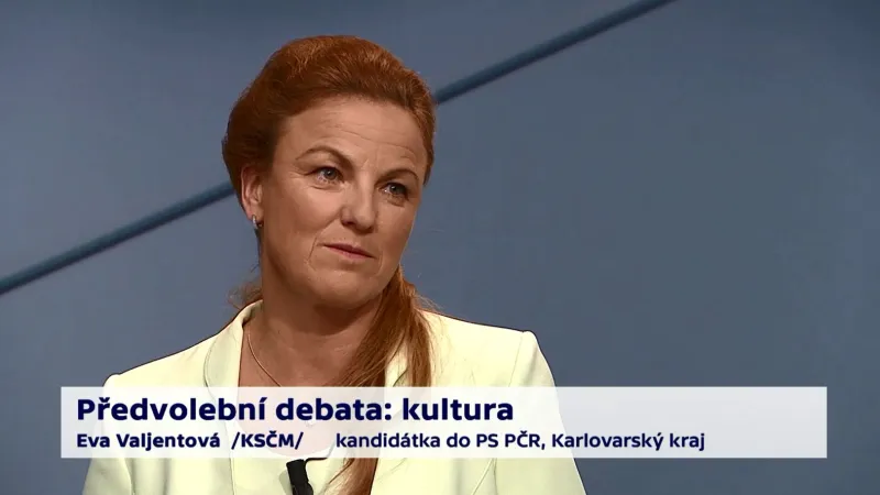 Valjentová o prioritách v kultuře