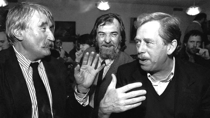Pavel Landovský a Václav Havel