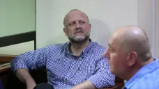 Lídr gruzínské opozice Zurab Džaparidze (vlevo) na snímku z května 2025