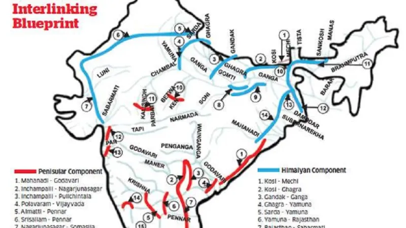 Plán na propojení řek v Indii