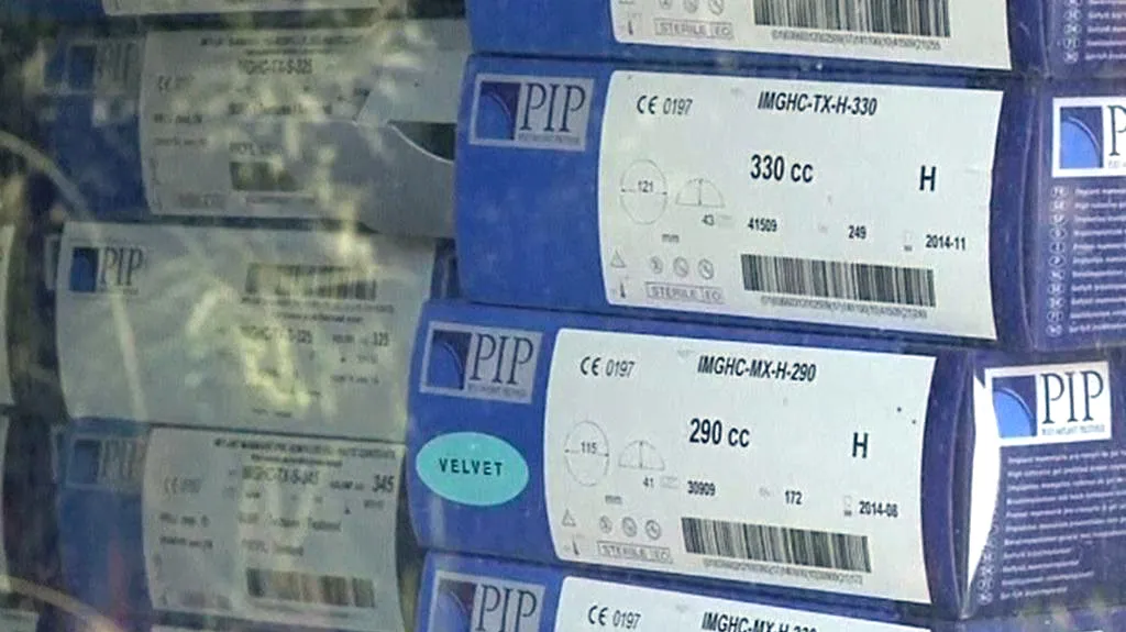 Implantáty společnosti PIP