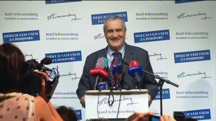 Volba prezidenta 2013: Brífink Karla Schwarzenberga