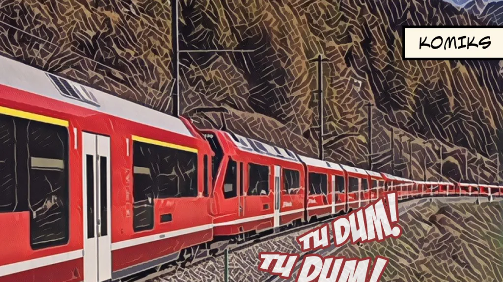 Dvoukilometrový vlak ve Švýcarsku